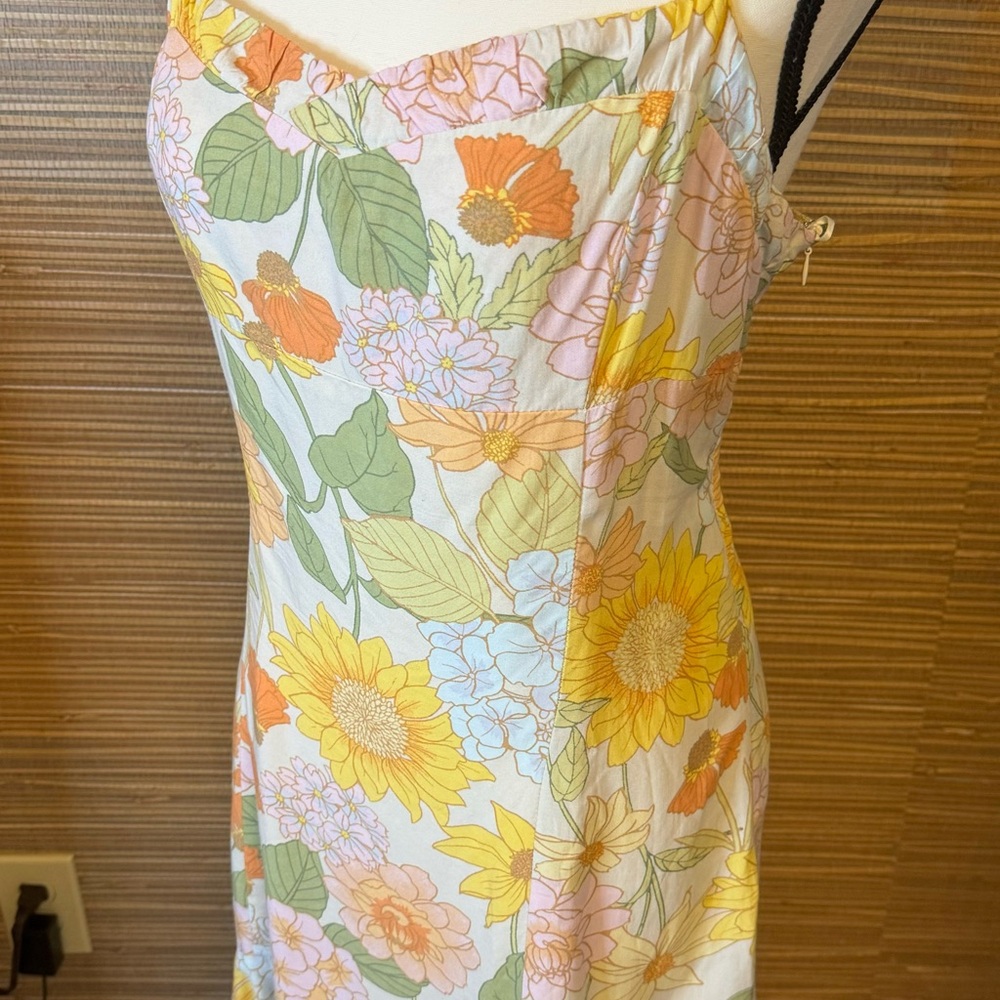 Sunflower Garden Midi Dress
